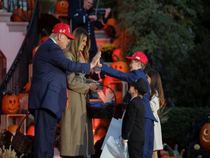 US President Donald Trump, First Lady Melania celebrate Halloween at White House | US President Donald Trump, First Lady Melania celebrate Halloween at White House US President Donald Trump, First Lady Melania celebrate Halloween at White House | US President Donald Trump, First Lady Melania celebrate Halloween at White House