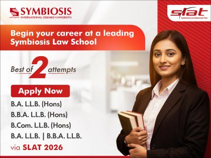 Few Days Left to Apply for the Top Law Programmes at Symbiosis Law Schools Across India | Few Days Left to Apply for the Top Law Programmes at Symbiosis Law Schools Across India Few Days Left to Apply for the Top Law Programmes at Symbiosis Law Schools Across India | Few Days Left to Apply for the Top Law Programmes at Symbiosis Law Schools Across India
