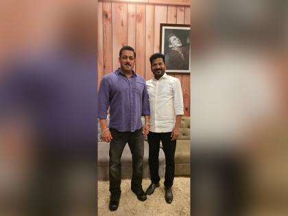 Salman Khan meets CM Revanth Reddy, promises to take "message of Telangana Rising across the world" | Salman Khan meets CM Revanth Reddy, promises to take "message of Telangana Rising across the world" Salman Khan meets CM Revanth Reddy, promises to take "message of Telangana Rising across the world" | Salman Khan meets CM Revanth Reddy, promises to take "message of Telangana Rising across the world"