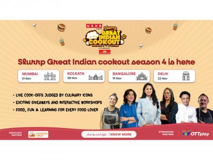 Slurrp's Great Indian Cookout Returns For Season 4 Across Four Indian Cities | Slurrp's Great Indian Cookout Returns For Season 4 Across Four Indian Cities