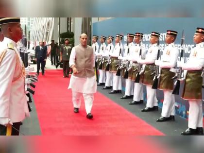 Rajnath Singh arrives in Kuala Lumpur for ASEAN Defence Ministers' Meeting Plus | Rajnath Singh arrives in Kuala Lumpur for ASEAN Defence Ministers' Meeting Plus Rajnath Singh arrives in Kuala Lumpur for ASEAN Defence Ministers' Meeting Plus | Rajnath Singh arrives in Kuala Lumpur for ASEAN Defence Ministers' Meeting Plus