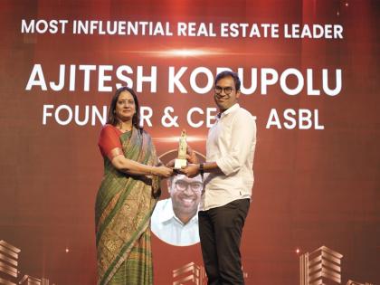 ASBL Wins the Fastest Growing Real Estate Company in India | ASBL Wins the Fastest Growing Real Estate Company in India