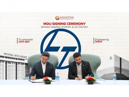 Galgotias University Partners with L&T EduTech to Strengthen Industry-Academia Collaboration in Engineering Education | Galgotias University Partners with L&T EduTech to Strengthen Industry-Academia Collaboration in Engineering Education Galgotias University Partners with L&T EduTech to Strengthen Industry-Academia Collaboration in Engineering Education | Galgotias University Partners with L&T EduTech to Strengthen Industry-Academia Collaboration in Engineering Education