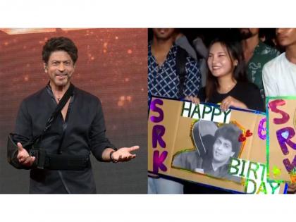 From Kolkata to Mumbai: Fans from across nation throng outside Mannat as 'King Khan' turns 60 | From Kolkata to Mumbai: Fans from across nation throng outside Mannat as 'King Khan' turns 60 From Kolkata to Mumbai: Fans from across nation throng outside Mannat as 'King Khan' turns 60 | From Kolkata to Mumbai: Fans from across nation throng outside Mannat as 'King Khan' turns 60