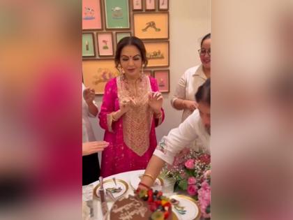 Nita Ambani celebrates her 62nd birthday with adorable surprise from staff | Nita Ambani celebrates her 62nd birthday with adorable surprise from staff Nita Ambani celebrates her 62nd birthday with adorable surprise from staff | Nita Ambani celebrates her 62nd birthday with adorable surprise from staff