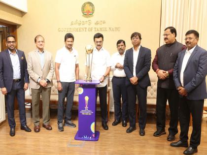 Tamil Nadu CM MK Stalin unveils trophy for FIH Hockey Men's Junior World Cup 2025 Tamil Nadu CM MK Stalin unveils trophy for FIH Hockey Men's Junior World Cup 2025