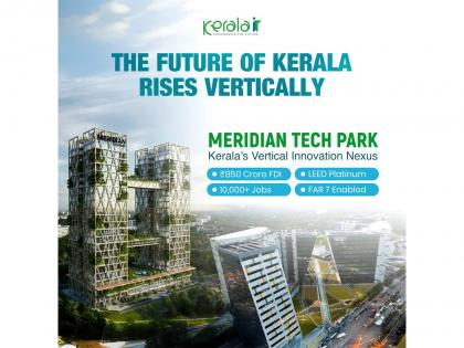 Kerala inks Rs 850 crore FDI deal for Meridian Tech Park, to create over 10,000 jobs | Kerala inks Rs 850 crore FDI deal for Meridian Tech Park, to create over 10,000 jobs