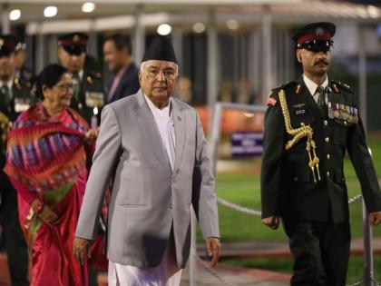 Nepal President returns home after attending Second World Summit for Social Development | Nepal President returns home after attending Second World Summit for Social Development