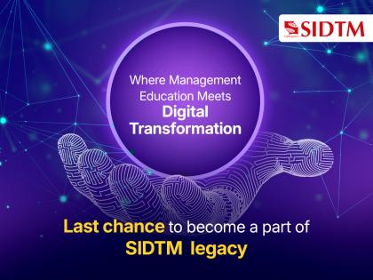 Final Chance to Apply for SIDTM, Pune MBA in Digital & Telecom Management - Application to SNAP 2025 Closing Soon | Final Chance to Apply for SIDTM, Pune MBA in Digital & Telecom Management - Application to SNAP 2025 Closing Soon Final Chance to Apply for SIDTM, Pune MBA in Digital & Telecom Management - Application to SNAP 2025 Closing Soon | Final Chance to Apply for SIDTM, Pune MBA in Digital & Telecom Management - Application to SNAP 2025 Closing Soon