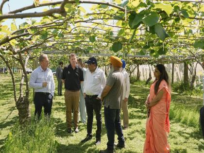 Piyush Goyal visits New Zealand Kiwifruit Orchard, discusses sustainability and productivity with Kiwi-Indian farmers | Piyush Goyal visits New Zealand Kiwifruit Orchard, discusses sustainability and productivity with Kiwi-Indian farmers