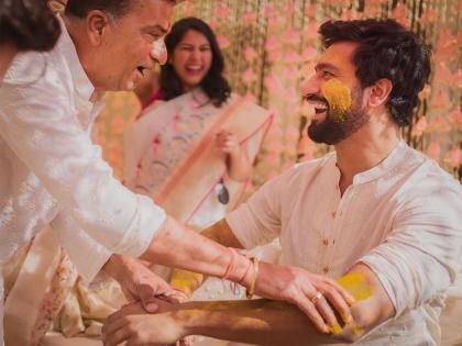 Vicky Kaushal's father Sham Kaushal expresses joy on becoming grand-dad to "junior Kaushal" | Vicky Kaushal's father Sham Kaushal expresses joy on becoming grand-dad to "junior Kaushal"