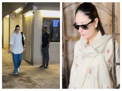 Kareena, Karisma visit Sanjay Khan's home with aunt Neetu Kapoor to offer condolences following Zarine Khan's death | Kareena, Karisma visit Sanjay Khan's home with aunt Neetu Kapoor to offer condolences following Zarine Khan's death Kareena, Karisma visit Sanjay Khan's home with aunt Neetu Kapoor to offer condolences following Zarine Khan's death | Kareena, Karisma visit Sanjay Khan's home with aunt Neetu Kapoor to offer condolences following Zarine Khan's death