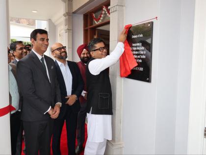 MoS Margherita inaugurates new Chancery building of Indian Embassy in Bolivia | MoS Margherita inaugurates new Chancery building of Indian Embassy in Bolivia