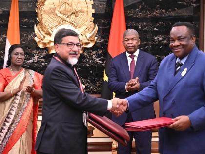 India-Angola ink MoUs on cooperation in marine resources, consular matters | India-Angola ink MoUs on cooperation in marine resources, consular matters India-Angola ink MoUs on cooperation in marine resources, consular matters | India-Angola ink MoUs on cooperation in marine resources, consular matters