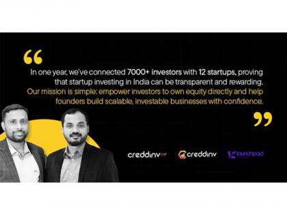 Creddinv Marks a Milestone with 7000+ Investors, Pioneering Direct Cap Table Investments in India | Creddinv Marks a Milestone with 7000+ Investors, Pioneering Direct Cap Table Investments in India