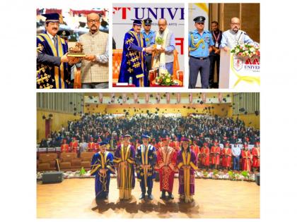 Governor H.E. Ramen Deka Presides Over a Grand and Global AAFT University Convocation 2025 at Raipur | Governor H.E. Ramen Deka Presides Over a Grand and Global AAFT University Convocation 2025 at Raipur