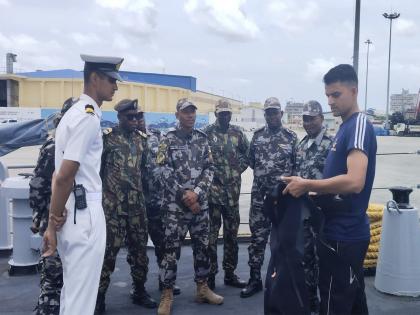 INS Savitri arrives in Mozambique, fostering stronger bilateral maritime ties | INS Savitri arrives in Mozambique, fostering stronger bilateral maritime ties