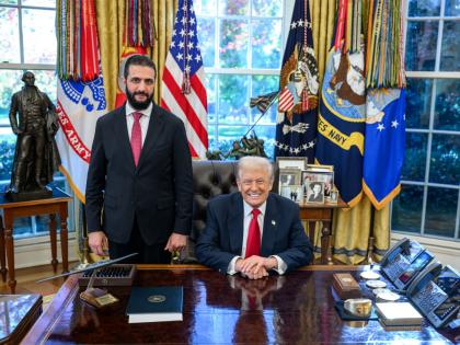 Trump hosts Syrian President Al-Sharaa at White House, eases Caesar Act sanctions | Trump hosts Syrian President Al-Sharaa at White House, eases Caesar Act sanctions