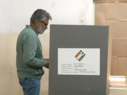 'Baahubali' director SS Rajamouli casts vote for Jubilee Hills by-election in Telangana | 'Baahubali' director SS Rajamouli casts vote for Jubilee Hills by-election in Telangana