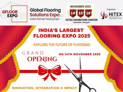 Excitement Peaks as GFLOOR EXPO 2025 Opens This Week at HITEX, Hyderabad! | Excitement Peaks as GFLOOR EXPO 2025 Opens This Week at HITEX, Hyderabad!