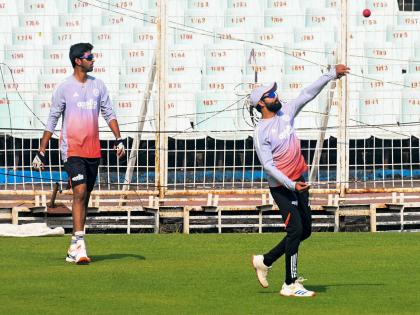 Team India practices ahead of 1st Test against South Africa in Kolkata | Team India practices ahead of 1st Test against South Africa in Kolkata