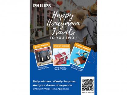 Celebrating New Beginnings: Philips Home Appliances Unveils 'Happy Honeymoon Travels' for India's Wedding Season | Celebrating New Beginnings: Philips Home Appliances Unveils 'Happy Honeymoon Travels' for India's Wedding Season