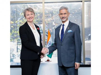 EAM Jaishankar meets UK Foreign Secretary Cooper on sidelines of G7 Foreign Ministers' Meeting | EAM Jaishankar meets UK Foreign Secretary Cooper on sidelines of G7 Foreign Ministers' Meeting
