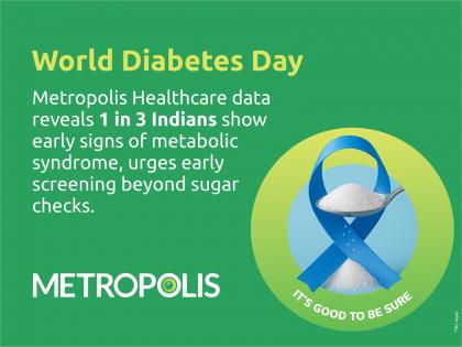 World Diabetes Day: Metropolis Healthcare Data Reveals 1 in 3 Indians Show Early Signs of Metabolic Syndrome, Urges Early Screening Beyond Sugar Checks | World Diabetes Day: Metropolis Healthcare Data Reveals 1 in 3 Indians Show Early Signs of Metabolic Syndrome, Urges Early Screening Beyond Sugar Checks