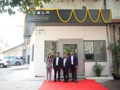 Tesla India Opens Its First Collision Centre in Mumbai in Partnership with Gautam Modi Group | Tesla India Opens Its First Collision Centre in Mumbai in Partnership with Gautam Modi Group