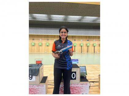 Anuya Prasad, Pranjali Dhumal seal gold and silver in Air Pistol at Deaflympics | Anuya Prasad, Pranjali Dhumal seal gold and silver in Air Pistol at Deaflympics Anuya Prasad, Pranjali Dhumal seal gold and silver in Air Pistol at Deaflympics | Anuya Prasad, Pranjali Dhumal seal gold and silver in Air Pistol at Deaflympics