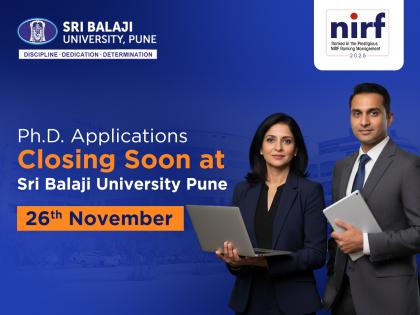 Ph.D. Applications Closing Soon at Sri Balaji University, Pune -- Unlock New Career Opportunities in Research and Academia! | Ph.D. Applications Closing Soon at Sri Balaji University, Pune -- Unlock New Career Opportunities in Research and Academia! Ph.D. Applications Closing Soon at Sri Balaji University, Pune -- Unlock New Career Opportunities in Research and Academia! | Ph.D. Applications Closing Soon at Sri Balaji University, Pune -- Unlock New Career Opportunities in Research and Academia!