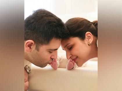Parineeti Chopra, Raghav Chadha share first glimpse of their baby boy 'Neer' | Parineeti Chopra, Raghav Chadha share first glimpse of their baby boy 'Neer'