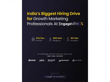 WebEngage Partners with Metamorph to Host India's Biggest Hiring Drive for Growth Marketing Professionals | WebEngage Partners with Metamorph to Host India's Biggest Hiring Drive for Growth Marketing Professionals WebEngage Partners with Metamorph to Host India's Biggest Hiring Drive for Growth Marketing Professionals | WebEngage Partners with Metamorph to Host India's Biggest Hiring Drive for Growth Marketing Professionals