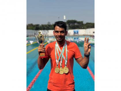 Himanshu Nandal secures three gold medals, 'Best Swimmer Award' at National Para Swimming Championships 2025 | Himanshu Nandal secures three gold medals, 'Best Swimmer Award' at National Para Swimming Championships 2025 Himanshu Nandal secures three gold medals, 'Best Swimmer Award' at National Para Swimming Championships 2025 | Himanshu Nandal secures three gold medals, 'Best Swimmer Award' at National Para Swimming Championships 2025