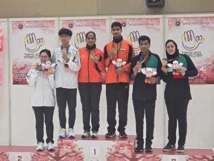 Deaflympics 2025 Tokyo: Abhinav Deshwal, Pranjali Dhumal clinch Air Pistol mixed team gold | Deaflympics 2025 Tokyo: Abhinav Deshwal, Pranjali Dhumal clinch Air Pistol mixed team gold