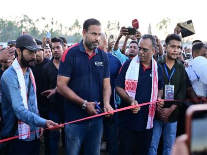 Yusuf Pathan inaugurates the 38th center of Cricket Academy of Pathans (CAP) in Dibrugarh (Assam) | Yusuf Pathan inaugurates the 38th center of Cricket Academy of Pathans (CAP) in Dibrugarh (Assam)