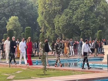 US President Donald Trump's son visits the iconic Taj Mahal | US President Donald Trump's son visits the iconic Taj Mahal