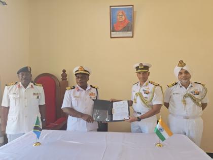 Indian, Tanzania Navy officials discuss bilateral maritime engagements | Indian, Tanzania Navy officials discuss bilateral maritime engagements