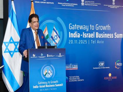 "India and Israel have to work together to eliminate terrorism": Piyush Goyal at India-Israel Business summit | "India and Israel have to work together to eliminate terrorism": Piyush Goyal at India-Israel Business summit