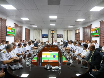 Brazilian delegation visits Naval Headquarters, holds discussions on enhancing bilateral training cooperation | Brazilian delegation visits Naval Headquarters, holds discussions on enhancing bilateral training cooperation
