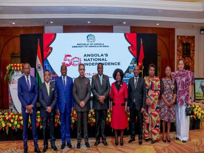 MoS Kirti Vardhan Singh participates in Angola's 50th Independence Day celebrations