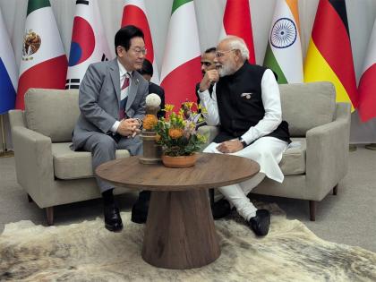 PM Modi, South Korean President hold talks on deepening economic ties | PM Modi, South Korean President hold talks on deepening economic ties