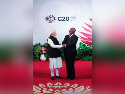 PM Modi extends gratitude to South African President Cyril Ramaphosa for "warm welcome" to G20 Summit | PM Modi extends gratitude to South African President Cyril Ramaphosa for "warm welcome" to G20 Summit PM Modi extends gratitude to South African President Cyril Ramaphosa for "warm welcome" to G20 Summit | PM Modi extends gratitude to South African President Cyril Ramaphosa for "warm welcome" to G20 Summit