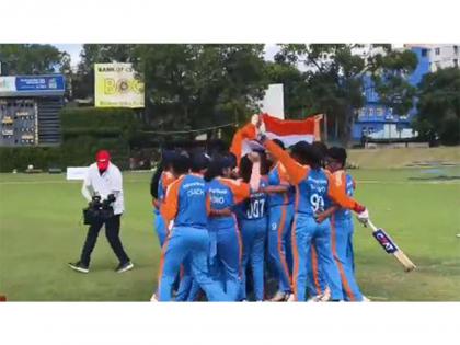 India win inaugural T20 Blind Women's World Cup after defeating Nepal by seven wickets | India win inaugural T20 Blind Women's World Cup after defeating Nepal by seven wickets