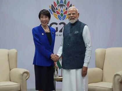 PM Modi meets Japanese PM Sanae Takaichi on sidelines of G20 Summit | PM Modi meets Japanese PM Sanae Takaichi on sidelines of G20 Summit
