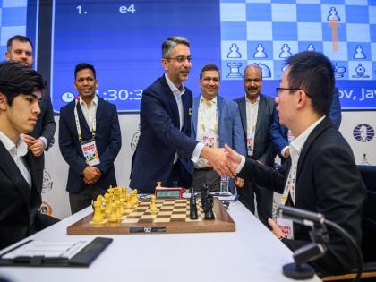 Olympic gold medallist Abhinav Bindra takes a shot at chess at the FIDE World Cup | Olympic gold medallist Abhinav Bindra takes a shot at chess at the FIDE World Cup