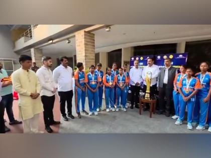 Karnataka BJP president BY Vijayendra felicitates Team India for winning T20 Blind Women's World Cup 2025 | Karnataka BJP president BY Vijayendra felicitates Team India for winning T20 Blind Women's World Cup 2025