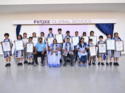 From Art to Science, Dance to Literature: FIITJEE Global School Vellore Students Celebrate 16 Elite World Records Achievements | From Art to Science, Dance to Literature: FIITJEE Global School Vellore Students Celebrate 16 Elite World Records Achievements
