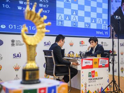 FIDE World Cup 2025: Wei-Sindarov final goes into tiebreak; Esipenko beats Yakubboev to seal Candidates spot | FIDE World Cup 2025: Wei-Sindarov final goes into tiebreak; Esipenko beats Yakubboev to seal Candidates spot