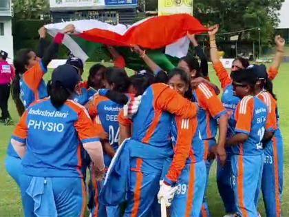 Indian Women's Cricket Team for the Blind felicitated for historic T20 World Cup win | Indian Women's Cricket Team for the Blind felicitated for historic T20 World Cup win